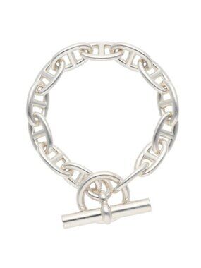 Hermes Chaine D'ancre GM Silver Bracelet
